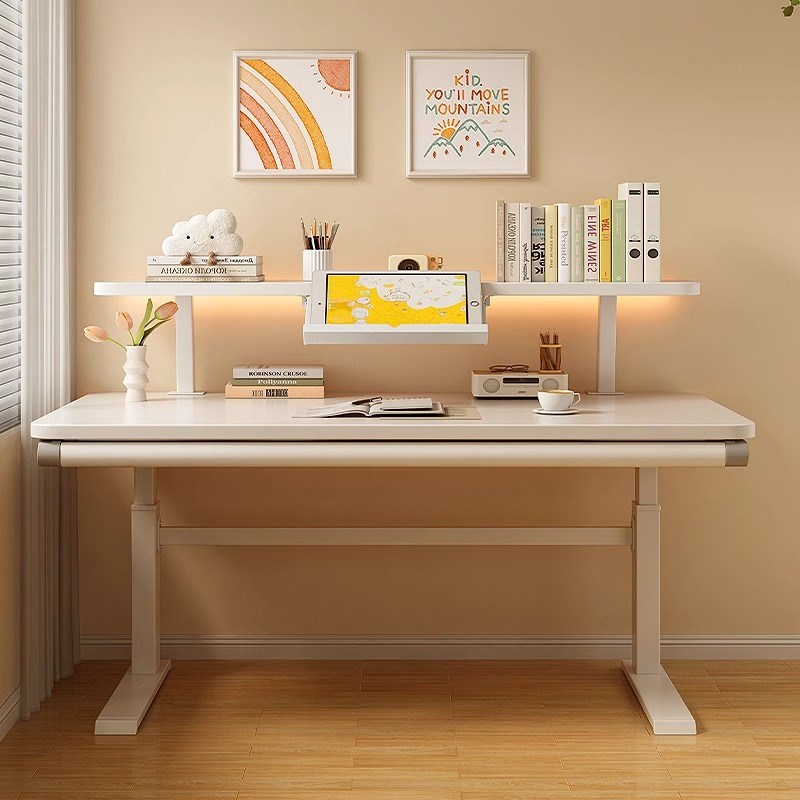 手动升降儿童学习桌小学生专用写字桌家用书桌椅子装可调节课桌