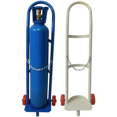 气瓶推车8L10L15L钢瓶小推车搬运车工业氧气乙炔瓶手推车小拖车