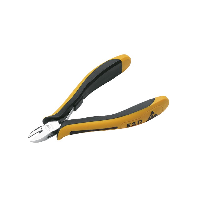 德国NWS电子钳迷你钳子剪钳斜嘴钳防静电绝缘斜口钳如意钳小手工