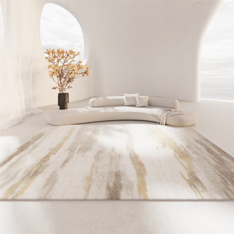 仿羊绒加厚地毯客厅奶油风长毛家用床边毯202新款地垫卧室地毯