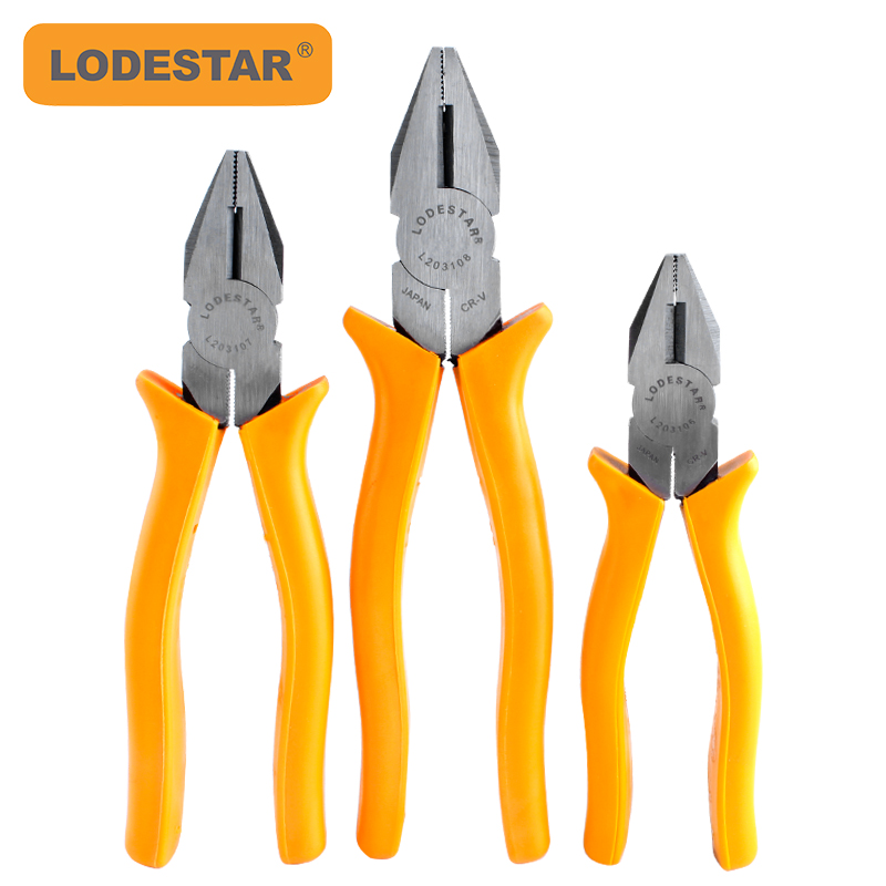 乐达老虎钳斜口钳钢丝钳斜嘴钳五金工具大全钳子电工尖嘴钳