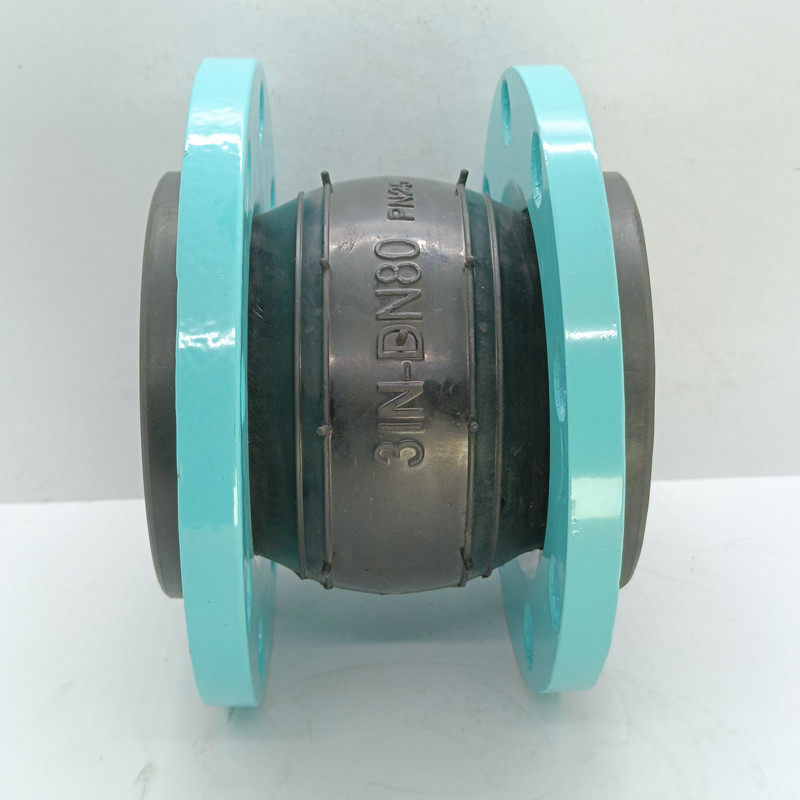 KXT可曲挠橡胶法兰软接头避震喉膨胀节软连接活接头DN100管道补偿