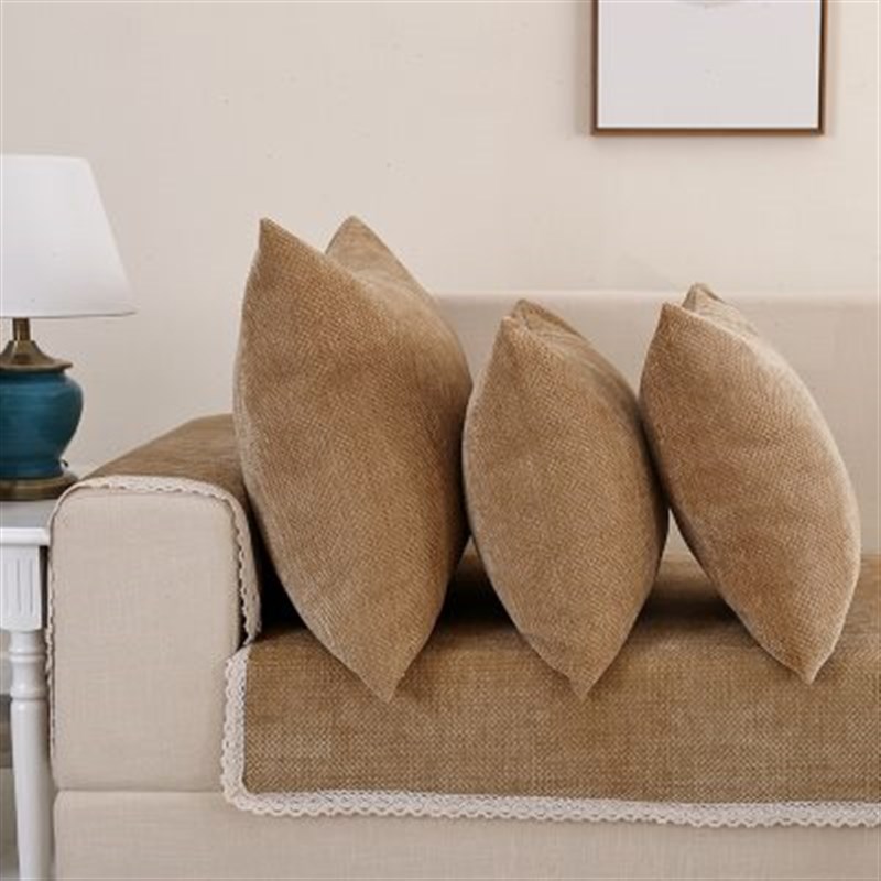 纯咖啡色长抱枕沙发靠垫大靠背不含芯5/55/5//70/0x