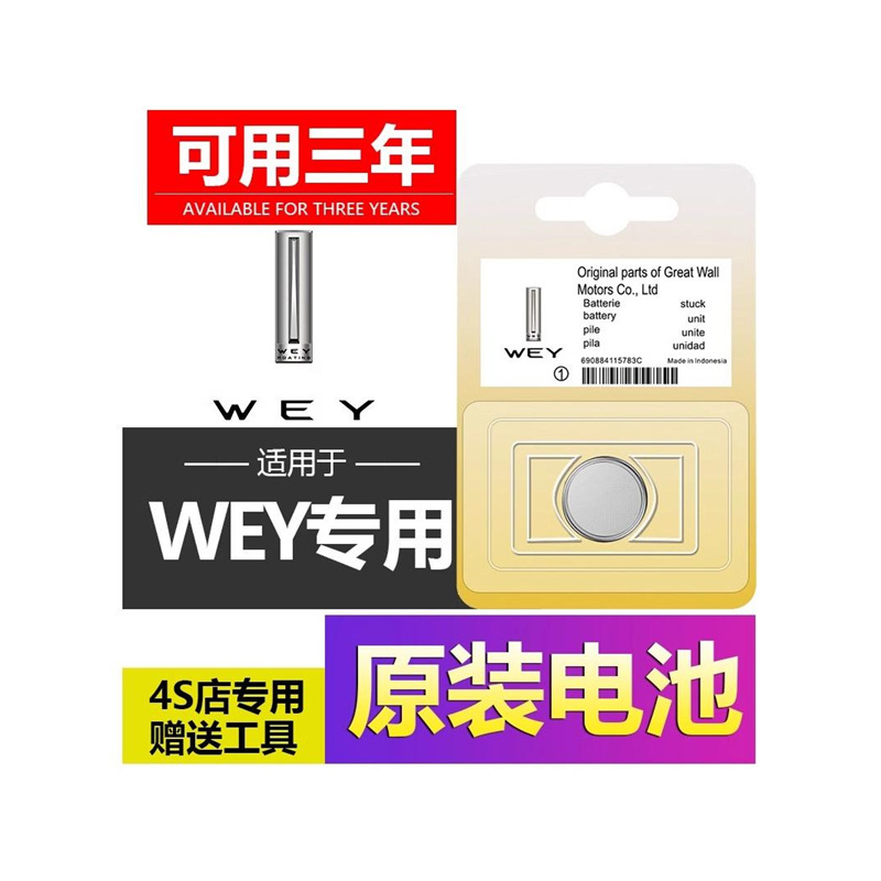 长城魏派WEY钥匙电池4