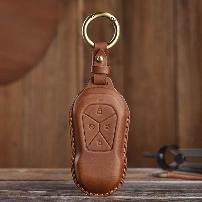 小鹏P7P5G3i钥匙套真皮