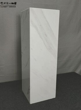 爵士白人造大理石底座基座展台摆台装饰艺术品雕塑摆件摆放立柱