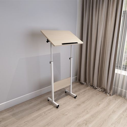 站立电脑桌画画桌美术桌加高升降摺叠笔电桌小讲台学习桌拼图桌