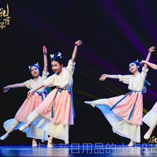 正品春和景明演出服汉服古典阮舞蹴鞠图舞儿童郎初夏归桃花笑表演