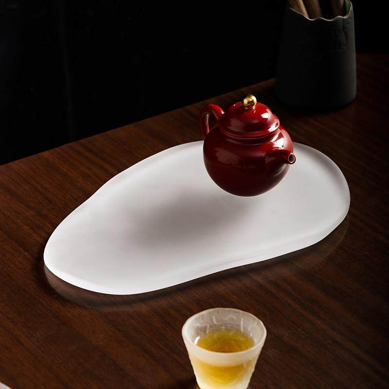 新中式透明磨砂玻璃异形点心盘云朵茶盘甜品盘创意餐具平板盘,鲜花速递/花卉仿真/绿植园艺,割草机/草坪机,淘宝优惠券,粉丝福利购,淘宝优惠卷