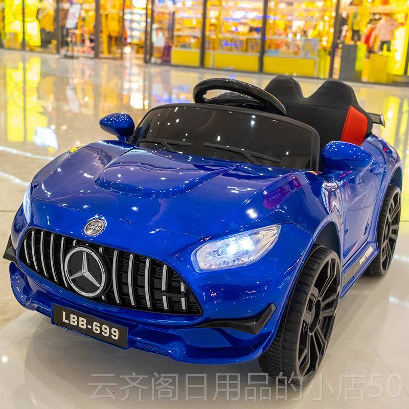 正品儿童电动车四轮女遥控汽车充宝电带遥控摇摆可玩具车男宝坐1-