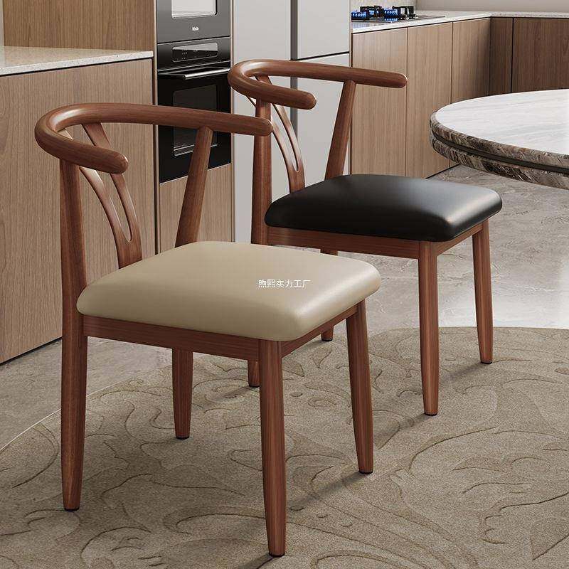 太师椅家用餐椅现代简约餐厅餐桌凳子靠背商用牛角实木铁艺茶椅,电子元器件市场,其它元器件,淘宝优惠券,粉丝福利购,淘宝优惠卷