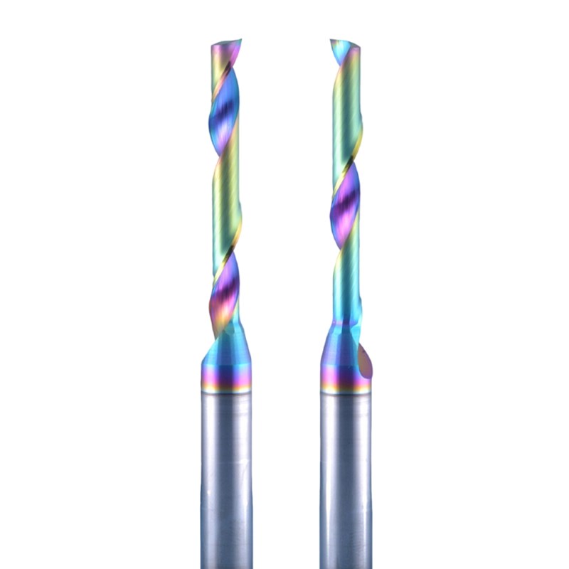 杰峯仿形铝用单刃铣刀DLC涂层铝合金门窗铝板幕墙钨钢数控雕刻刀