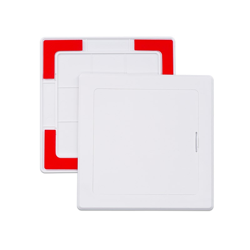 粘贴式卫生间下水管道检修口装饰盖免打孔自粘pvc检查口遮挡盖板