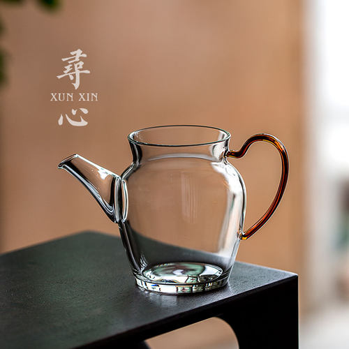 加厚耐热家用公道杯玻璃公道壶功夫茶具茶水分离分茶器配件倒茶器