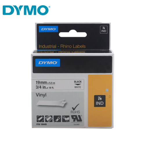 Dymo达美热缩管标签打印机色带12mm白色SC18052/18053/18054/1805