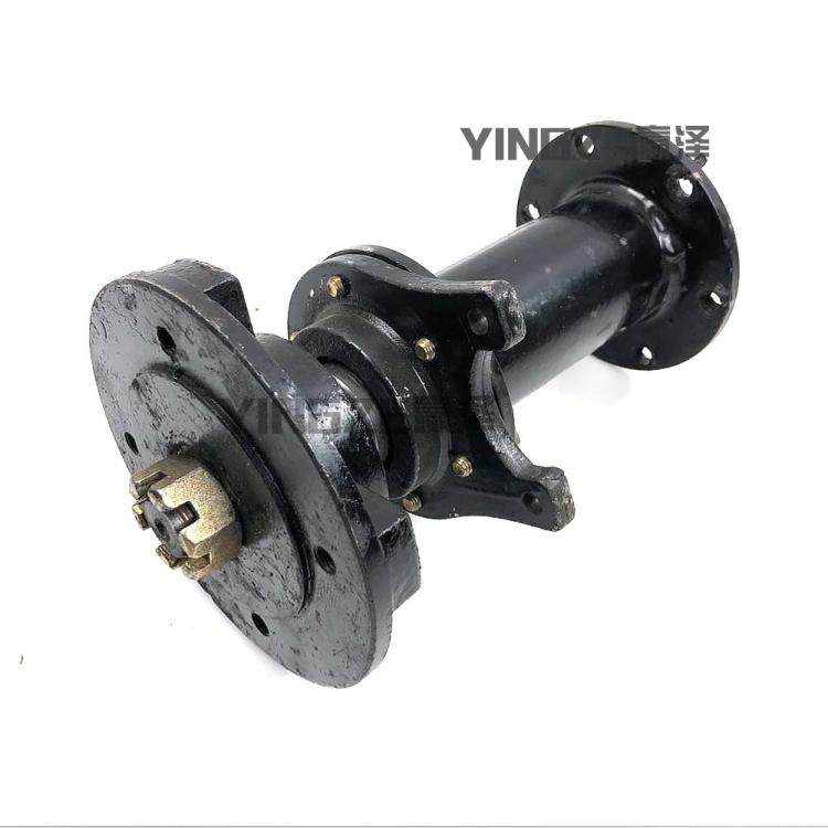 改装四轮沙滩车差速后桥半轴法兰座自制卡丁车配件半轴悬挂后桥