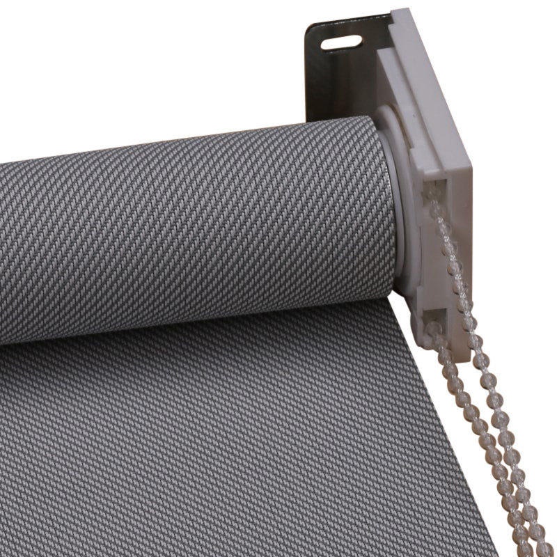 升级款斜纹阳光面料卷帘半遮光透气隔热阻燃防火办公室窗帘定制