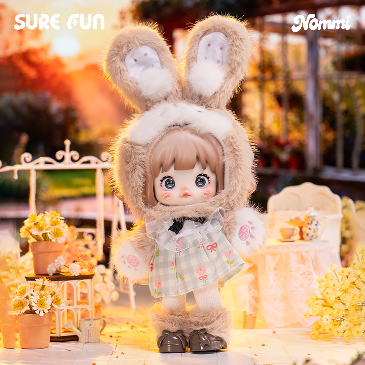【官方现货】SUREFUN 糯米儿森之国系列毛绒可动人偶手办礼物盲盒