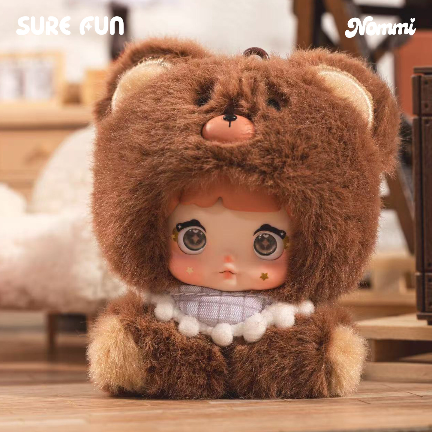 SUREFUN Nommi糯米儿米宝系列可爱搪胶毛绒挂件盲盒摆件新年礼物,模玩/动漫/周边/娃圈三坑/桌游,潮玩盲盒,淘宝优惠券,粉丝福利购,淘宝优惠卷