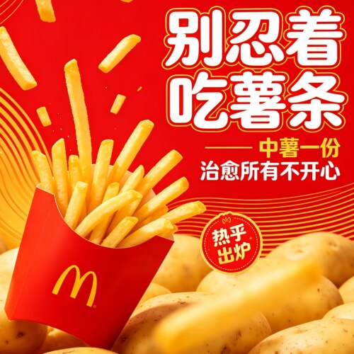 麦当劳中薯条1份2份3份4份重奏
