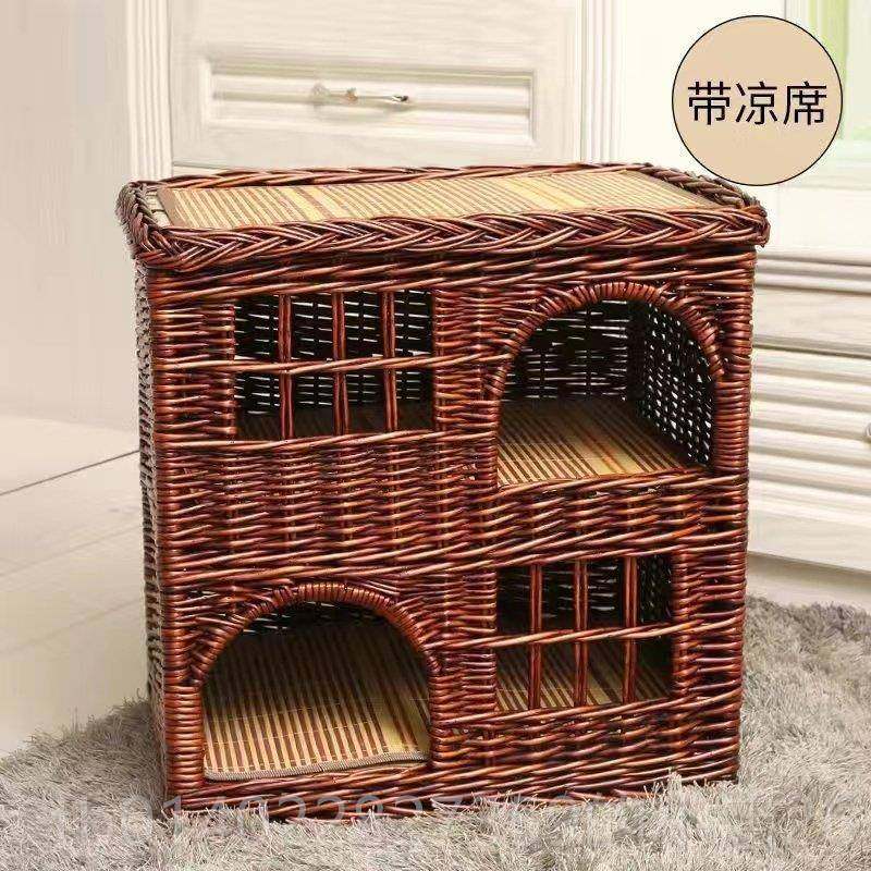 正品夏猫窝编猫窝四季通用封闭式猫房墅别墅可拆洗别猫屋藤猫季笼,宠物/宠物食品及用品,猫窝/屋/帐篷/沙发,淘宝优惠券,粉丝福利购,淘宝优惠卷