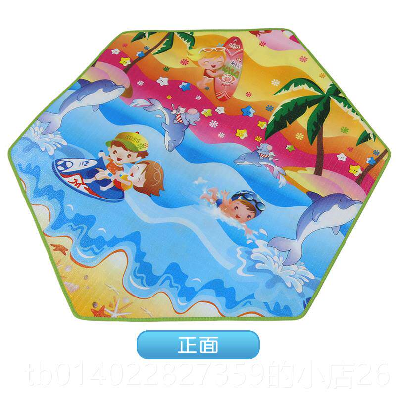 正品宝爬宝爬行垫加垫厚婴儿客厅家用爬垫儿童卧室地垫小孩防潮无
