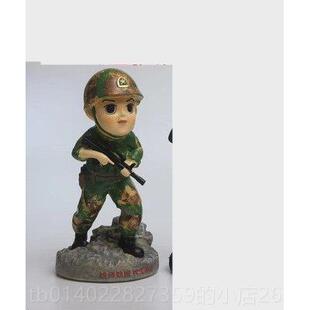 正品小海军节公站岗人偶模型摆件军纪嫂礼水品退伍念兵军人玩偶娃