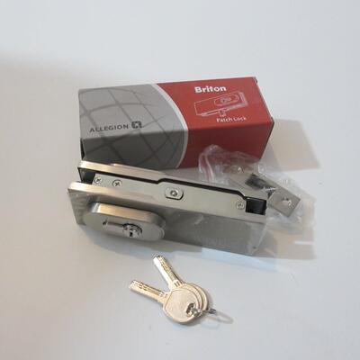 安朗杰ALLEGLON必腾Briton玻璃门地锁 地弹簧门锁夹PL10