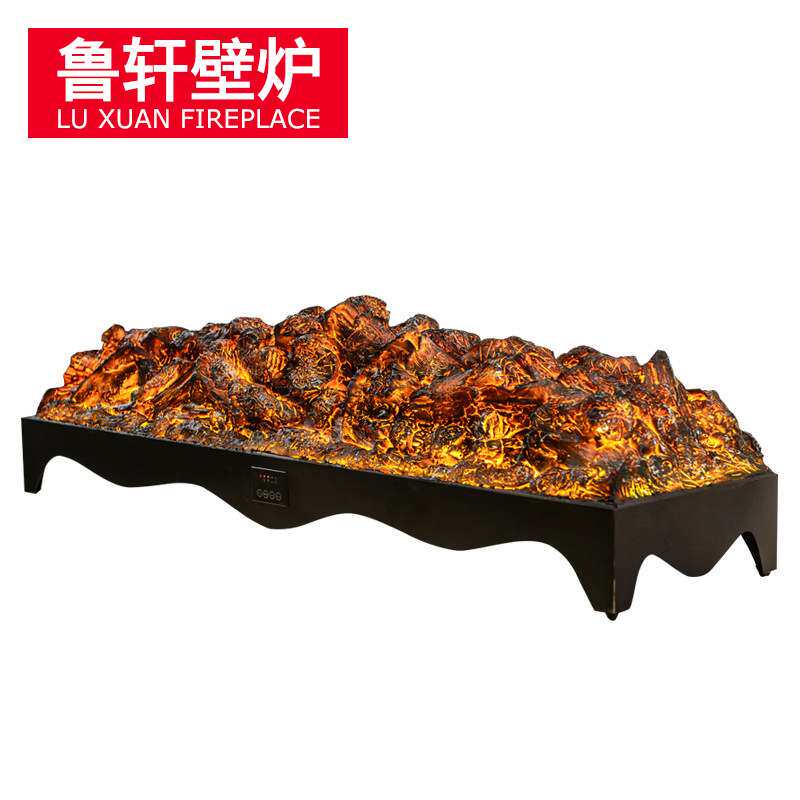 壁炉芯仿真火装饰仿真假碳电子壁炉酒店LED灯酒吧KTV装饰灯具裸碳