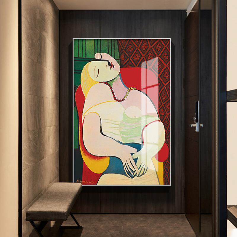 小众画 梦 后现代装饰画抽象艺术作品客厅卧室玄关画走廊过道挂画