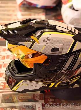 正品GSCB摩托车越野拉力x头盔男四季双镜片路公全盔机车3四季大码