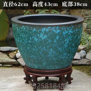 正品景德镇陶瓷流养鱼水缸院客厅地循环水过滤器睡莲荷花缸庭大落