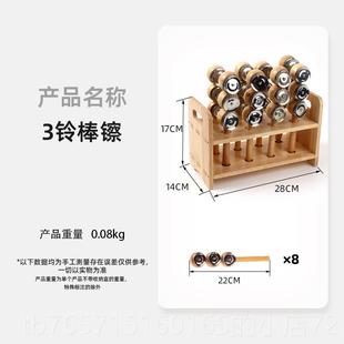 高档奥尔夫打铃击乐器音乐教碰铃鼓木响板摇双响筒沙锤盒木鱼收纳