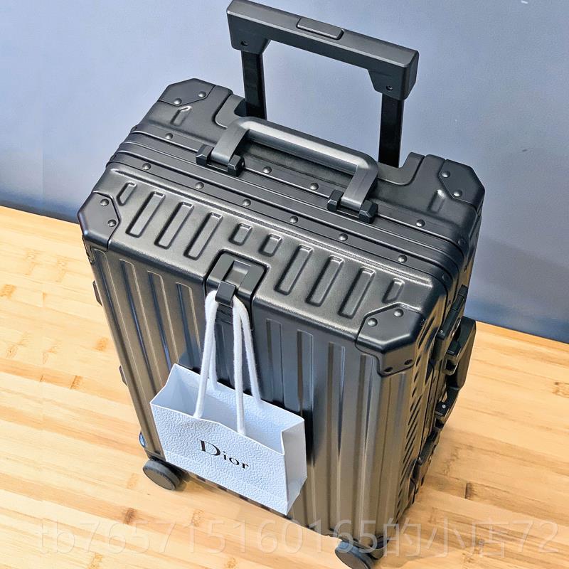 高档国PC铝框拉杆箱万向轮26寸28行李寸箱24女密码旅行箱男2出0皮