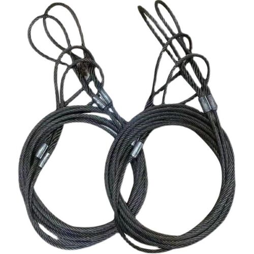 力虎王钢丝绳手工编头加机器压制钢丝绳不扎手吊具索具起重工具拖