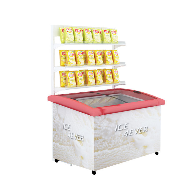 业神制造超市便利店冰柜报纸架冷柜上方杂志架书报架报刊展示货架