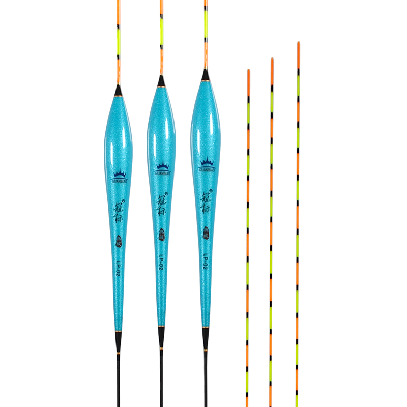 冠标轻口小碎目高灵敏鲫鱼漂纳米鱼漂防风浪抗走水竞技漂春钓浮漂