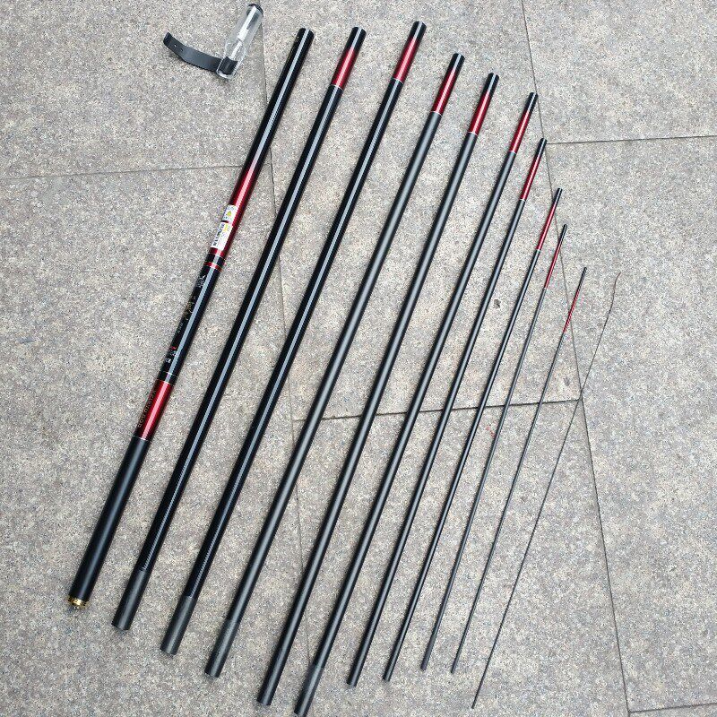 迪佳精品溪流三定位配节第一二三节手把节底把尾前三节5.4米配件6