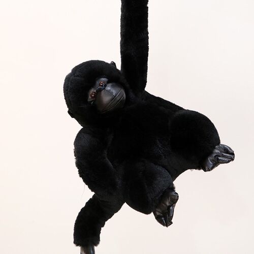 丑萌黑色大猩猩毛绒玩具小猴子公仔狒狒玩偶布娃娃搞怪抱枕送男友