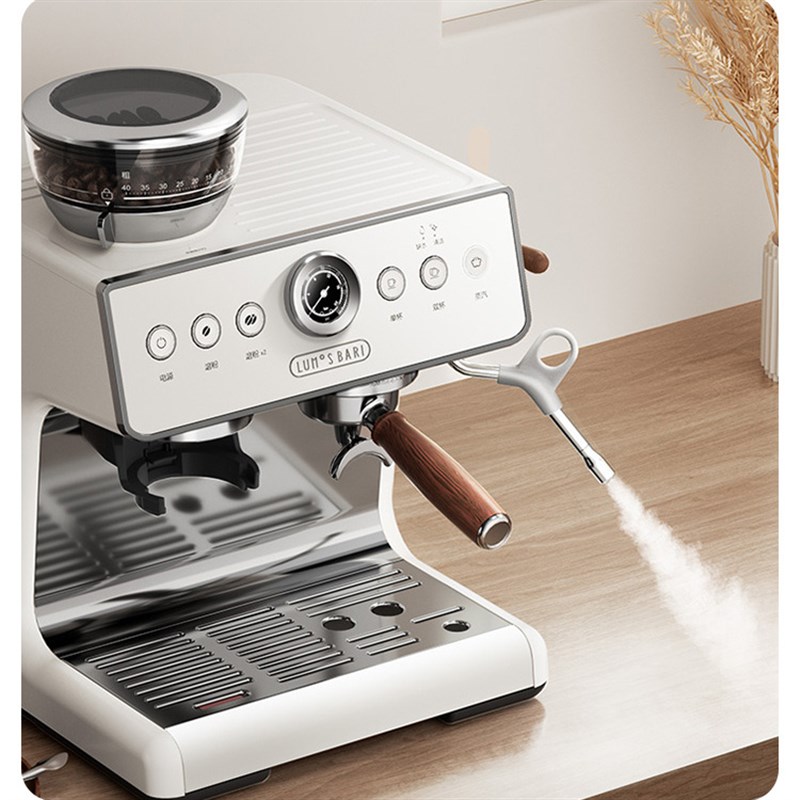 【补贴15%】露茉Solr咖啡机小型家用意式研磨一体半自动强劲蒸汽