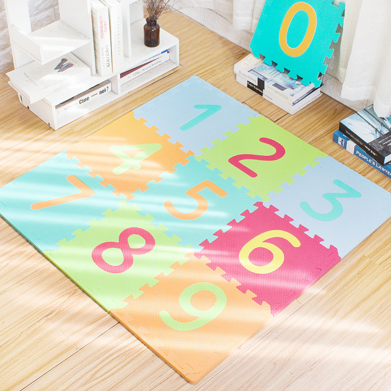 数字母大小写拼图拼接泡沫地垫家用儿童学习爬爬垫防滑防摔爬行垫