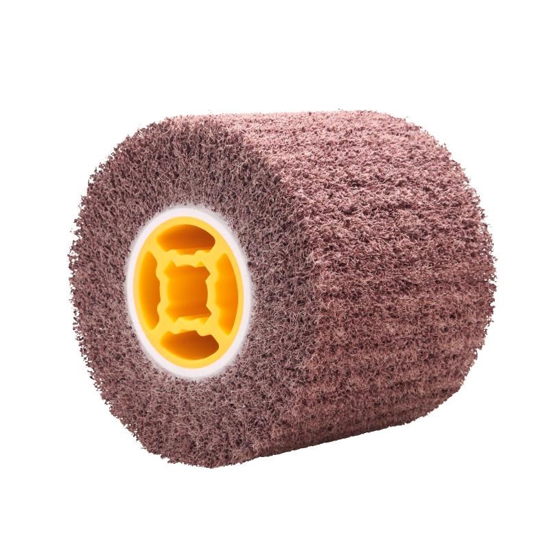 不锈钢拉丝轮金属打磨抛光轮拉丝机专用砂布丝轮工业百洁布尼龙轮