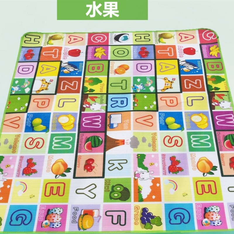 儿童爬行垫野餐垫地毯垫加厚环保防滑沙滩海边防潮垫帐篷游戏屋垫