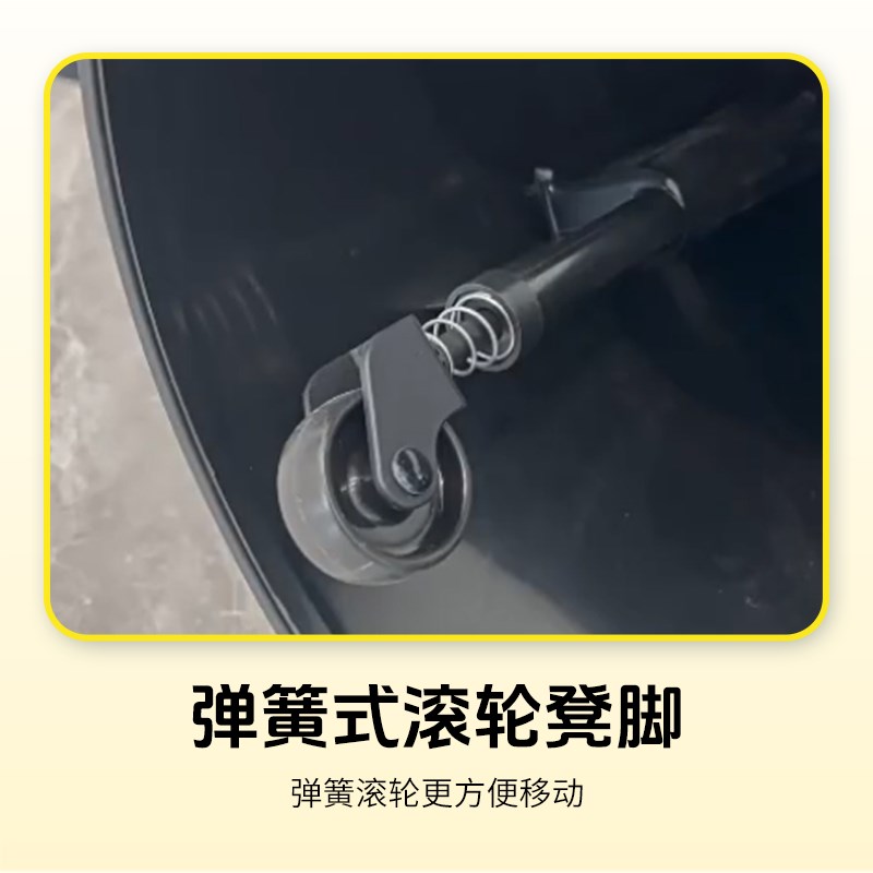 白云超宝B-099D可移动脚踏二步梯凳层塑料加厚多功能带轮子取物