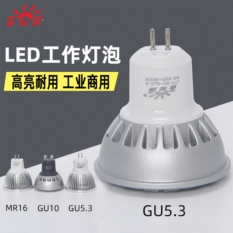 LED灯泡机床灯炮射灯低压交流直流JYY-SD 12V 24V 36V 220V 6W