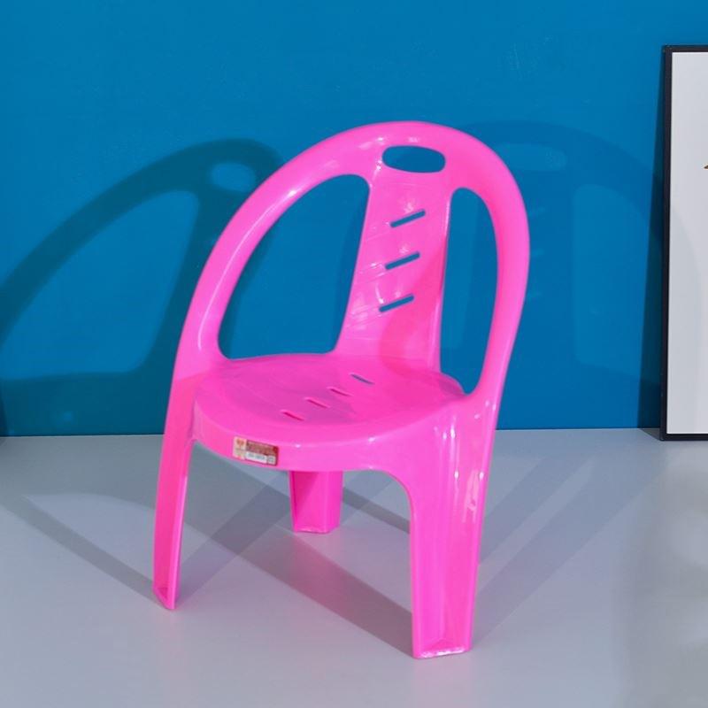 加厚塑料小靠背椅防滑儿童餐椅扶手椅幼儿园椅家用矮茶几坐椅凳子