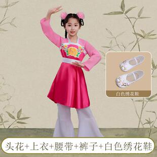 正品六一黄梅戏服演出儿童对花新款古装书童人丫环成猪草戏服表打