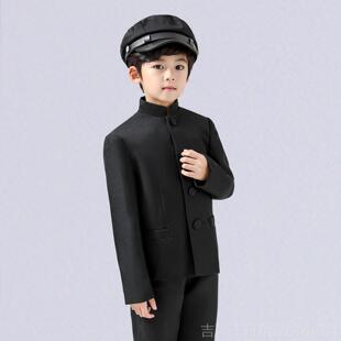 正品儿童中山装民国学装小学生表演生服合唱一服六演服男童朗出诵