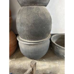 正品包邮老北京陶缸鱼缸泥瓦盆养金盆鱼荷花睡莲老土大水无釉客厅