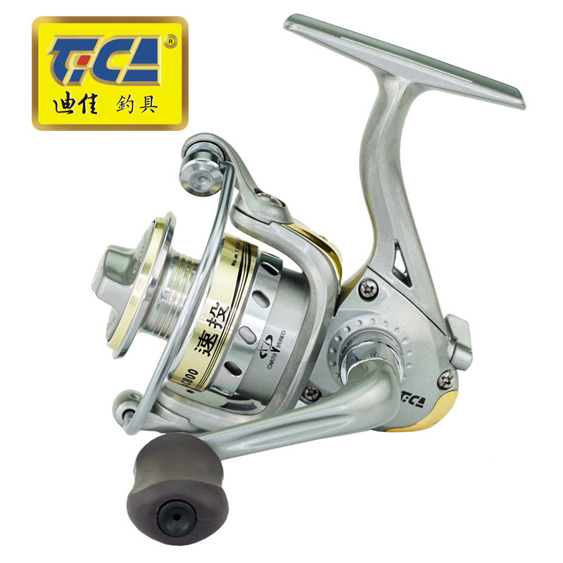 迪佳GEAC速投纺车轮全金属微物远投海钓矶钓路亚轮抛竿大小鱼轮